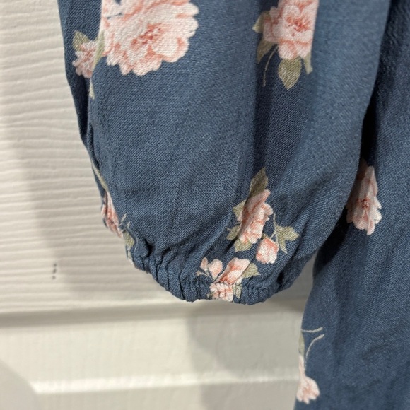 American Eagle Outfitters Blue Floral romper - Picture 8 of 12